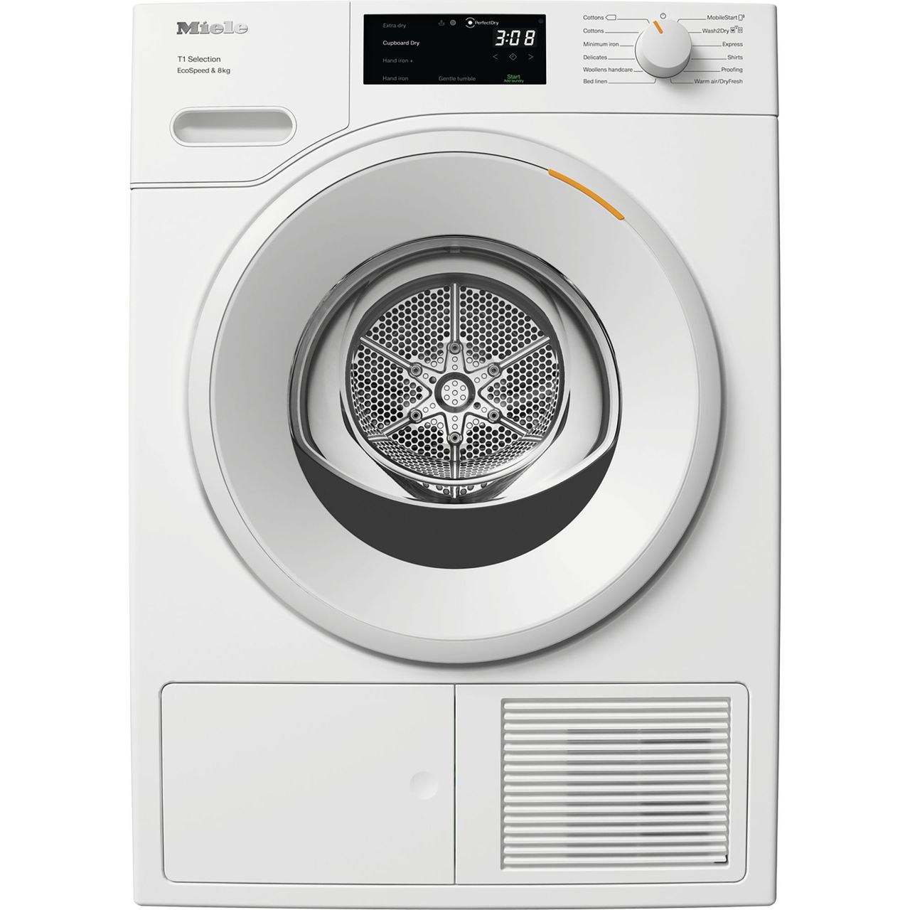 Miele 8kg heat pump tumble dryer | TSC643 WP_WH | ao.com